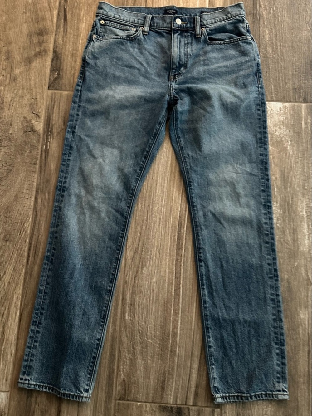 J. Crew Men's Classic Straight Blue Jeans